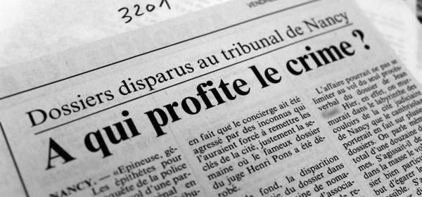 Le chroniqueur judiciaire – un journaliste pas comme les autres